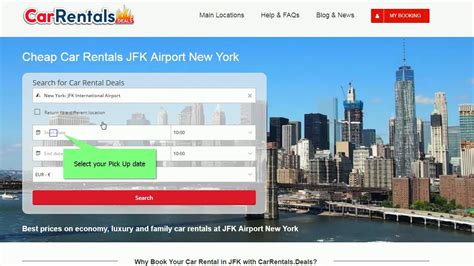 From affordable economy models to spacious suvs and more. Car Rental Deals at New York JFK Airport - YouTube
