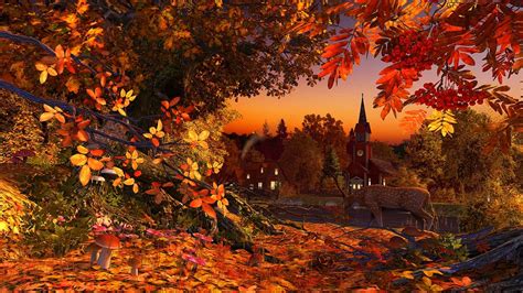 Autumn Landscape 3d Desktop Wallpapers Top Free Autumn Landscape 3d