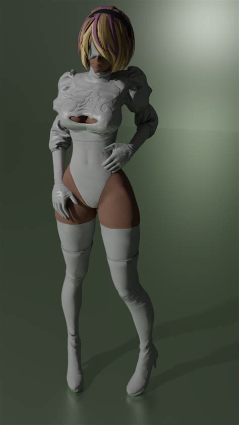 Rule 34 3d Android Big Ass Big Breasts Blender Blindfold Blonde Hair