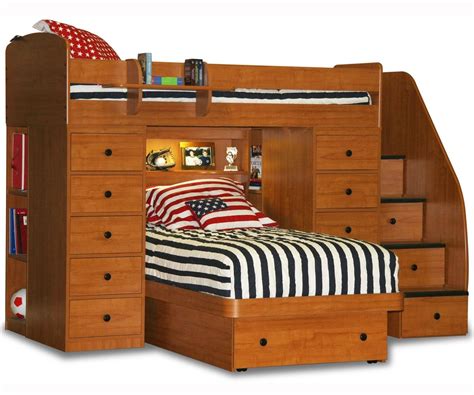 Twin Over Twin Space Saver With 2 Chest And Platform Bed Futon Bunk Bed Bunk Bed With Desk