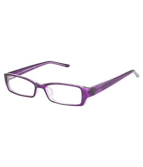Glitters Purple Rectangle Full Rim Medium Eyeglasses Buy Glitters Purple Rectangle Full Rim