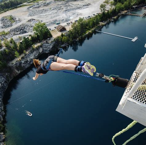 What Is It Great Canadian Bungee Canada S Highest Jump Bungee Jumping Ripride Zipline