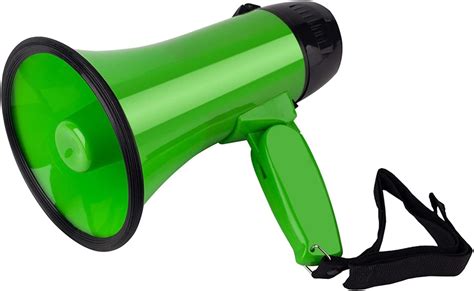 Prmal Megaphon Tragbare Hand 25 Watt Bullhorn Megaphon Mit Sirene