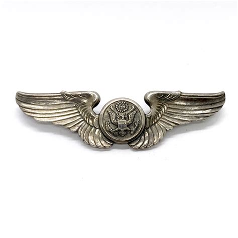 World War Ii United States Army Air Corps Pilot Wings Item 1597