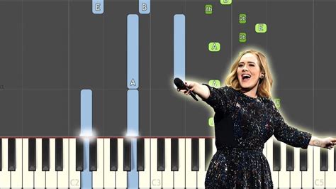 Adele Someone Like You Synthesia Piano Tutorial YouTube