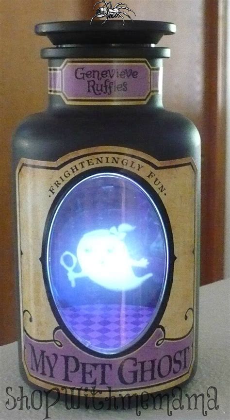 My Pet Ghost In A Jar From Hallmark Cute Spooky Halloween Decor