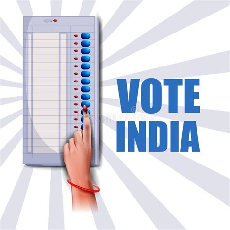 Poster Banner Show Hand Of Indian People For Election And Vote Polling