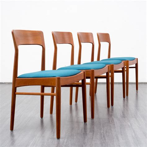 Set Of 4 Scandinavian Ks Mobler Dining Chairs In Teak 1960s Design