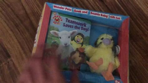 A Review On Wonder Pets Book And Beanie Baby T Set Youtube