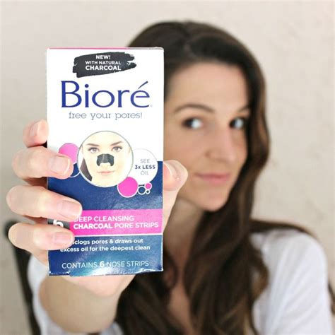 How To Unclog Your Pores With Bioré Deep Cleansing Charcoal Pore Strips