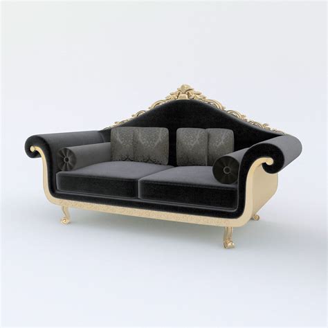 Classic Sofa Set 3d Model By Nvere