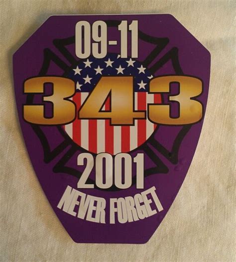 91101 343 Never Forget Purple Decal Contour Cut 4 Ebay