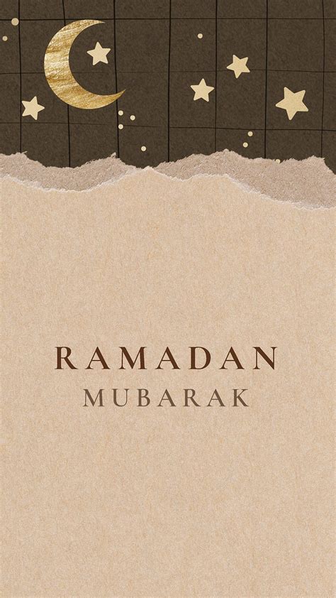 Aesthetic Ramadan Mubarak Mobile Wallpaper Free Photo Rawpixel