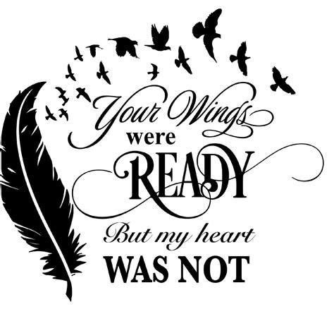 Your Wings Were Ready Svg File Dxf Pngyour Wings Were Ready Etsy