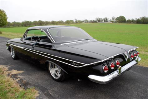 1961 Chevrolet Impala Bubble Top Restomod 3010 Miles Black Cherry
