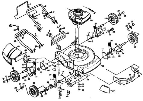 Craftsman Lawn Mower Parts Model 917380542 Sears Partsdirect