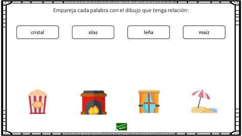 Relacionar Palabra Dibujo 6 Orientación Andújar Recursos Educativos