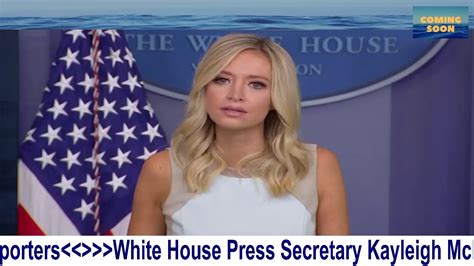 Live White House Press Secretary Kayleigh Mcenany Briefs Reporters