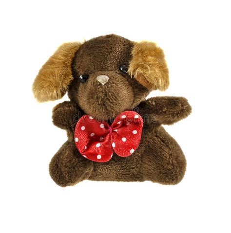 Teddy Bear With A Bow Stock Image Image Of Background 106883849
