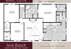 3 bedroom 2 bath double wide floor plans. 11 Best Double Wide Mobile Home Floor Plans images ...