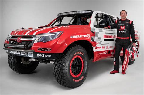 2017 Honda Ridgeline Pickup Baja Rally Race Racing Dakar Truck