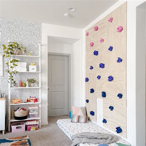 How To Build An Indoor Kids Rock Climbing Wall The Home Depot