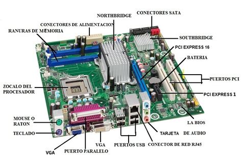 Ensamblaje De La Computadoras Y Sus Partes Basicas De La Placa Madre