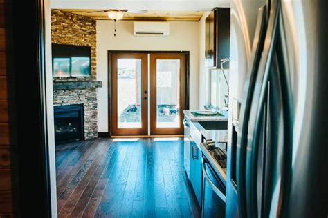 This is because stairs take up a lot of square footage when they are built to i am not in my tiny home, (yet), but i sleep in a loft bed in a very small house. Mount Antero by The Tiny Home Co. | Shed to tiny house ...