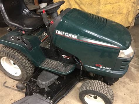 Beautiful Craftsman Gt3000 Garden Tractor Riding Mower For Sale In