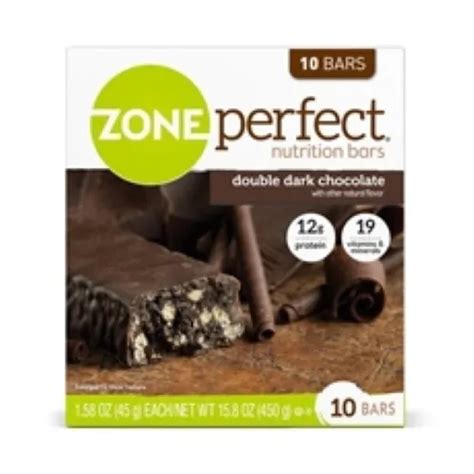zone perfect double dark chocolate nutrition bar 1 58 oz 36 per case 70 22 picclick
