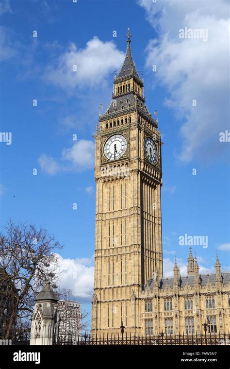 Big Ben Clock Tower Landmark Of London Uk Stock Photo Alamy