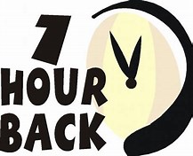 Image result for clock one hour back