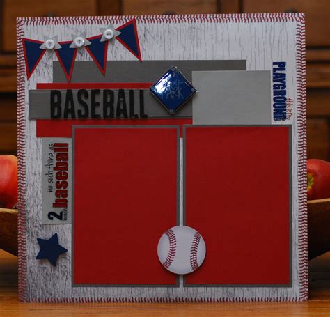Pin By Ann Page On Sports Scrapbook Pages Baseball Scrapbook Kids