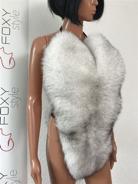Blue Fox Fur Bikini Bodydouble Side Fur Ebay Bikini Tops Bikinis