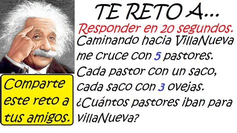 Retos acertijos y algo más Retos mentales Pregunta capciosa 1