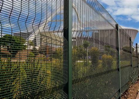 The gold standard of 358 security mesh fencing systems. 358 Mesh Anti Climb High Security Prison & Border Fence ...