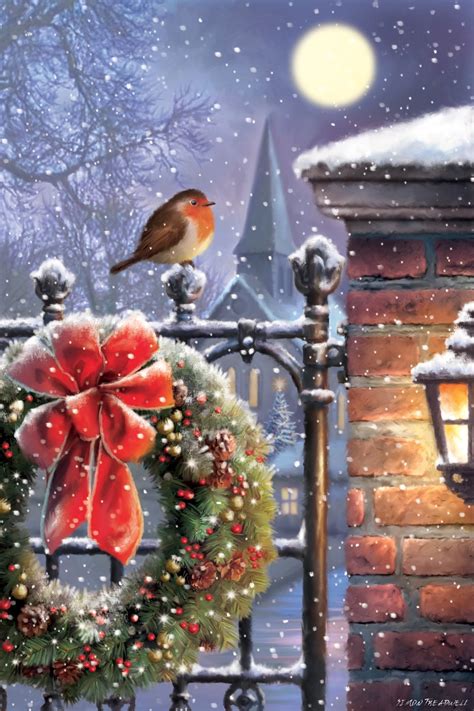 Simon Treadwell Advocate Art Winter Christmas Scenes Christmas
