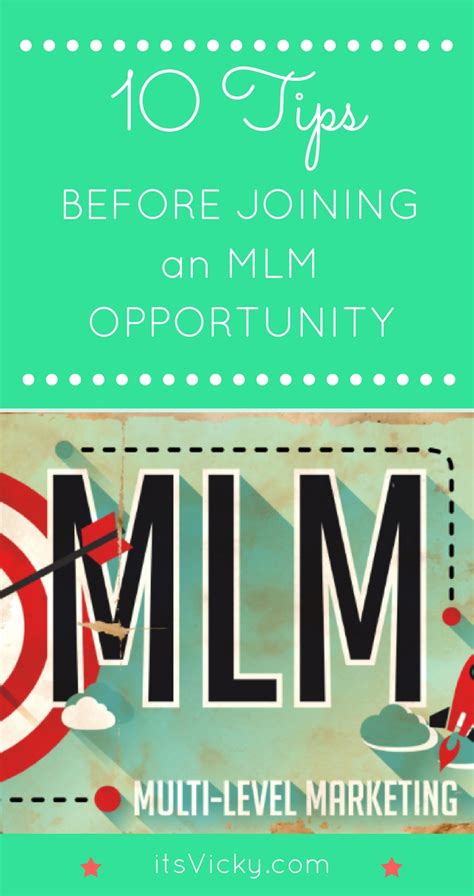 10 Tips Before Joining An Mlm Opportunity Find Out If Mlm Is For You