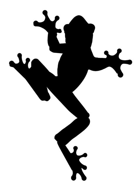 Frog Silhouette By Kwg2200 Shilhouette Cameo Pinterest
