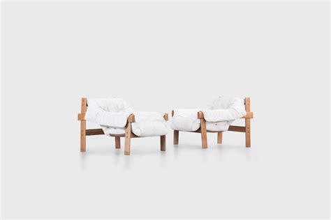 Percival Lafer Pair Of Lounge Chairs Side Gallery