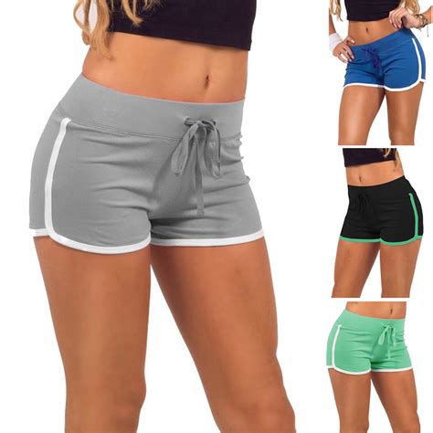 2017 Summer Pants Women Shorts Workout Waistband Skinny Elastic Shorts