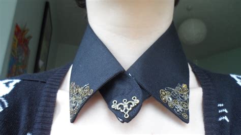 Steampunk Inspired Collar Necklace · How To Make A Shirt Collar ...