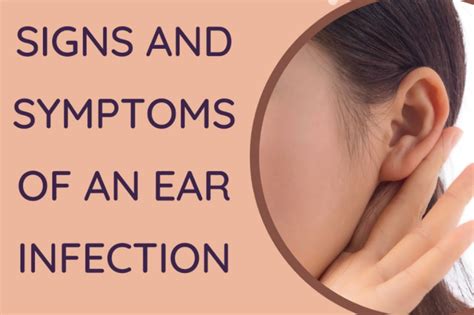 Signs And Symptoms Of An Ear Infection