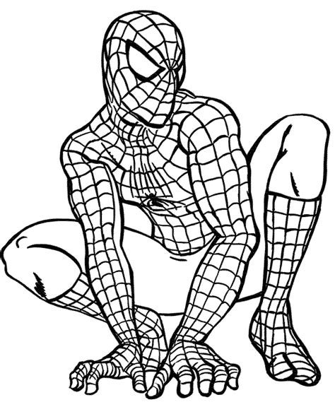 √kumpulan Gambar Mewarnai Spiderman Untuk Tk Paud Dan Sd 2022