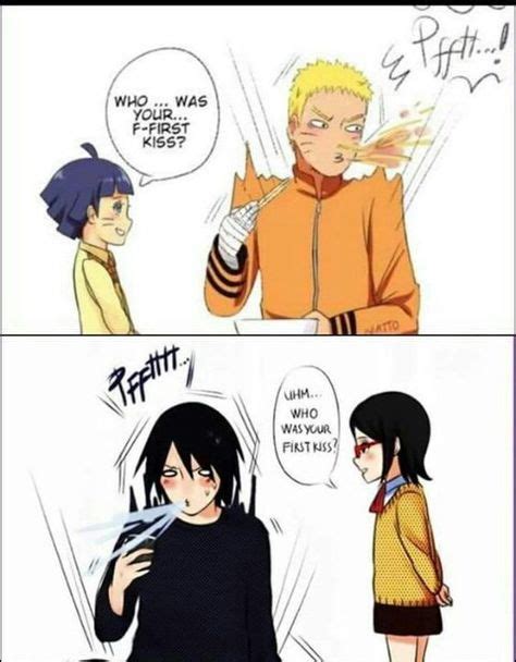 Their First Kiss Was Each Other Lol Accidents Happen Lol Naruto And Sasuke