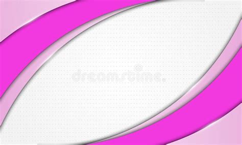 Abstract Pink Curved Overlapping Layer With Halftone Background Vector