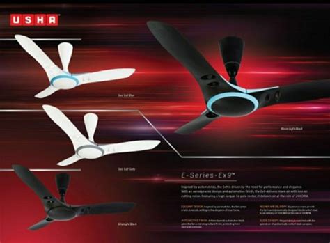 It has a speed of 380 rpm and is dust, oil, water, scratch and. Brown Usha Ceiling Fan, Fan Speed: 850 Rpm, Power: 30w-80w ...