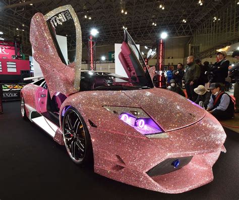 Pink Crystal Lamborghini Beautiful Cars Dream Cars Lamborghini Cars