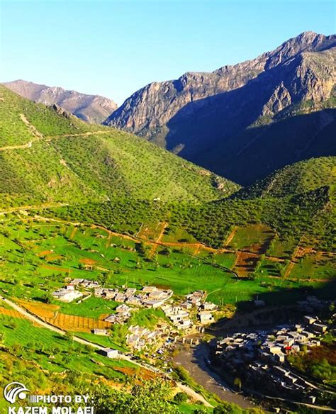 The Kurdish Village Of Daleh Marz Surrounded By An Amazing Landscape In