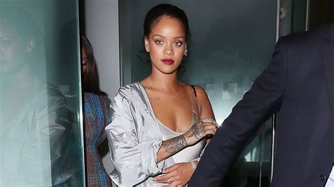 Rihanna Wears A Supermodel Worthy Slip Dress In London Vogue